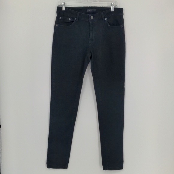 Garnet‎ Hill Black Skinny Jean Size 8 - Picture 1 of 16